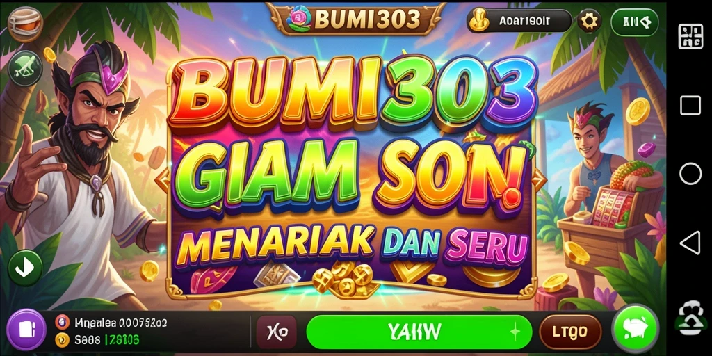 Gameplay Slot BUMI303 yang seru dan menarik.