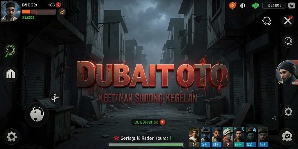 Screenshot gameplay DUBAITOTO yang menampilkan suasana Horror yang mencekam.