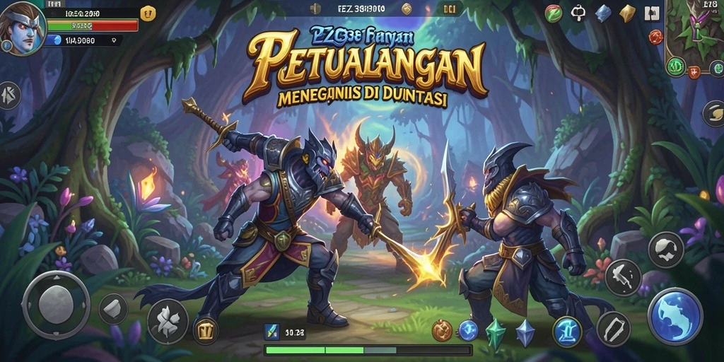 Screenshot gameplay <strong>EZ338</strong> yang menunjukkan momen menegangkan dalam petualangan.