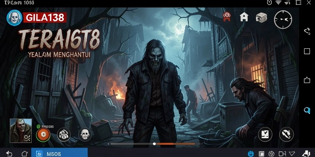 Gameplay menegangkan GILA138 di tengah suasana Horror.