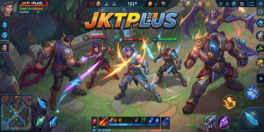 Gameplay mendebarkan di JKTPLUS dengan karakter dan strategi yang beragam.
