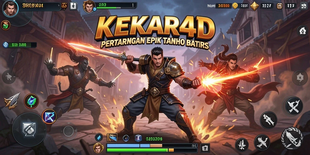 Tangkapan layar gameplay <strong>KEKAR4D</strong> menampilkan aksi bertarung yang mendebarkan.