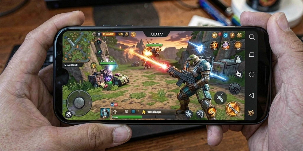 Tampilan menarik dari gameplay KILAT77 yang menampilkan strategi pertempuran.