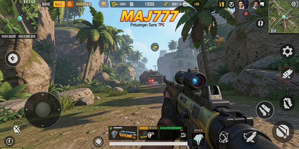 Tampilan gameplay MAJ777 yang mendebarkan dan penuh aksi.