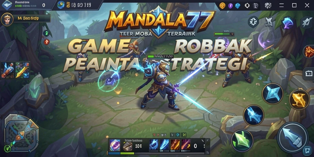 Screenshot gameplay MANDALA77 yang menunjukkan aksi seru pertarungan tim.