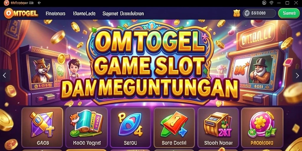 Tampilan gameplay seru dari game Slot OMTOGEL.