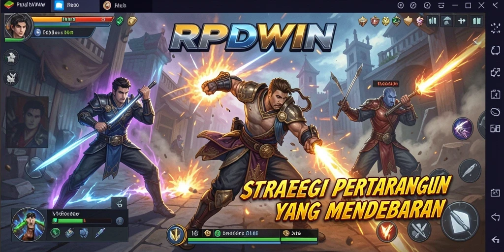 Tampilan gameplay RPIDWIN yang penuh strategi dan aksi mendebarkan.