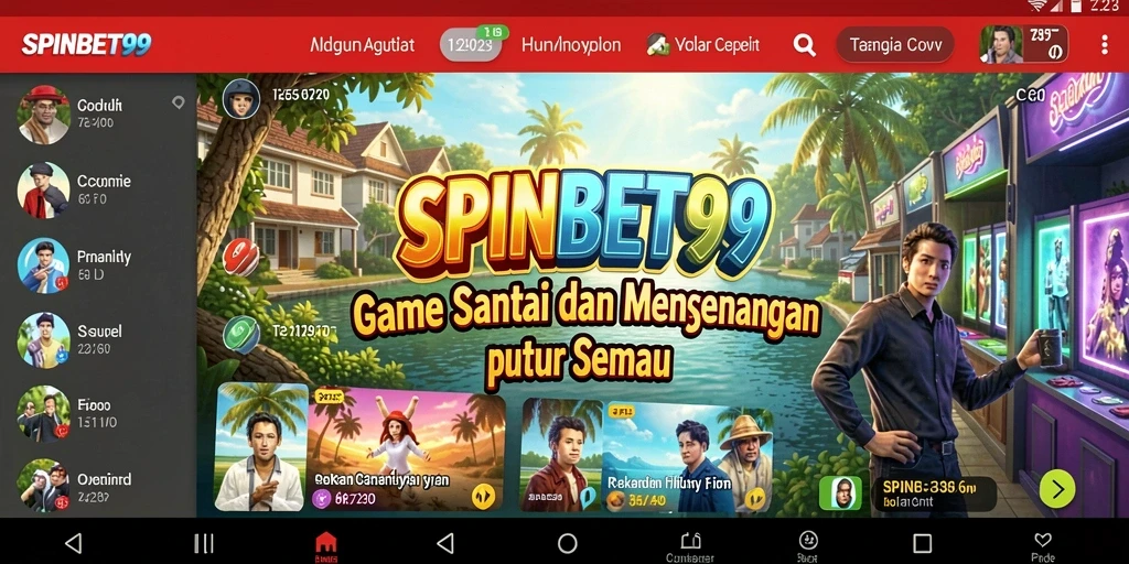 Screenshot SPINBET99 menampilkan pengalaman bermain yang seru dan penuh warna.